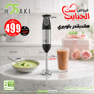 هاند بلندر بلو بيري لايت (Blueberry Light)  – 600 وات | شفرات ستانلس